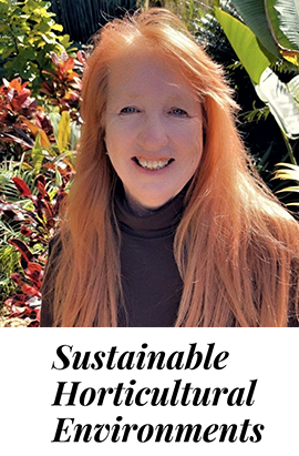 Teresa Watkins
Landscape Designer, Garden Author, and Host of Syndicated Radio Program “Better Lawns and Gardens”
Sustainable Horticultural Environments